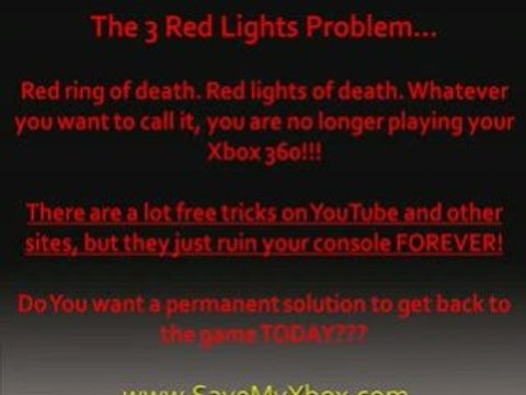 Xbox 360 E74 Error Repair Tips (RRoD, Red Ring Of Death)