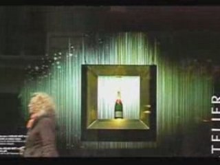 Moet et Chandon Vitrine intéractive
