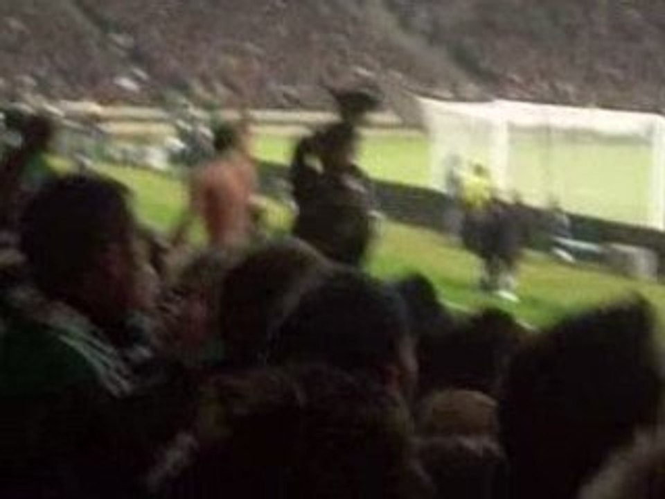 Lyon-asse 1-1  but de gomis refusé parcage stephanois