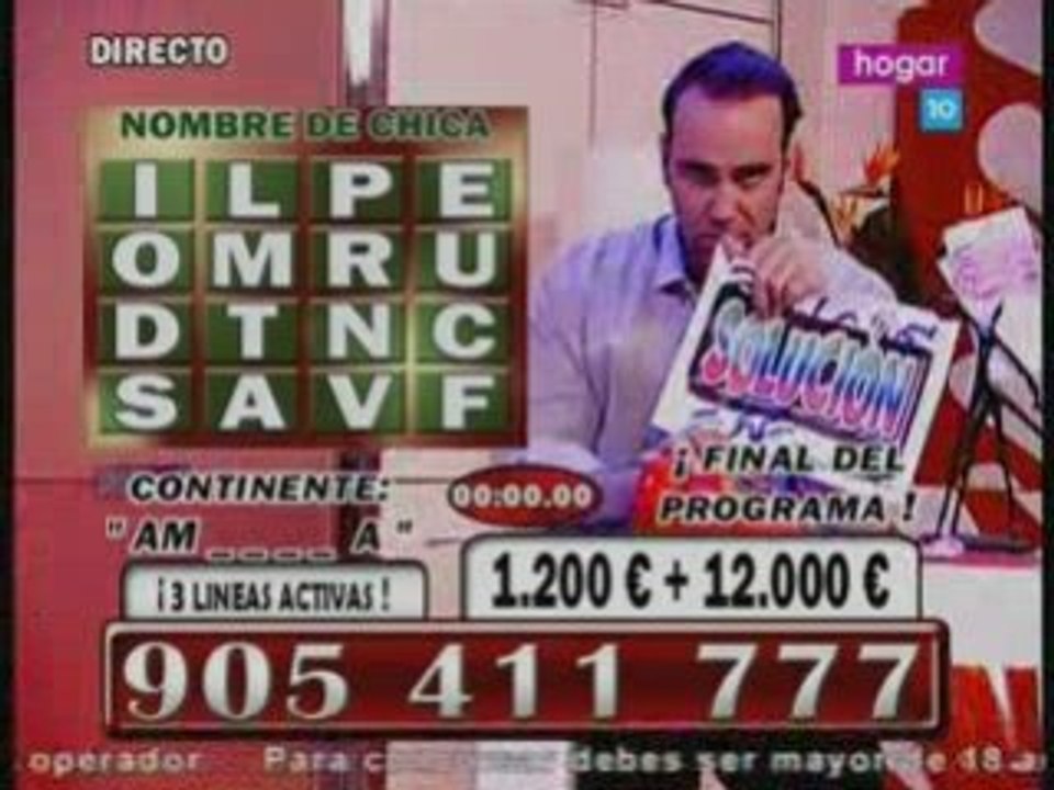 Concurso 905 con respuesta evidente