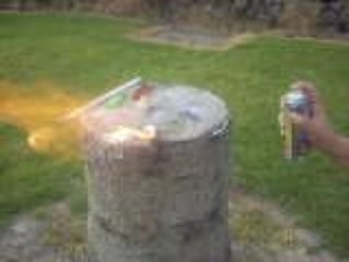 bougies bonbe à cheveux =  flames