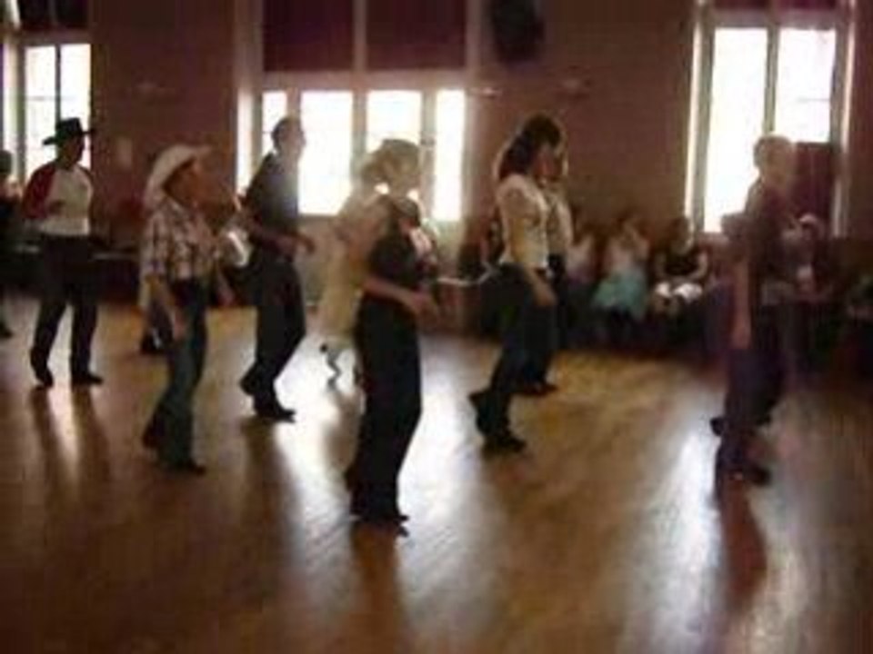 Get your feet down Country line danse bal Voves 2008 06 29