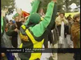 Retour triomphant de l'équipe nationale de cricket à Kaboul