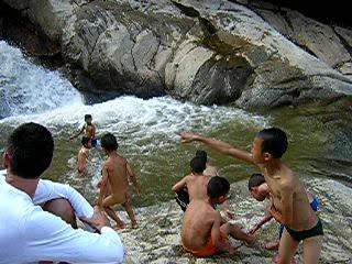 Baignade des enfants