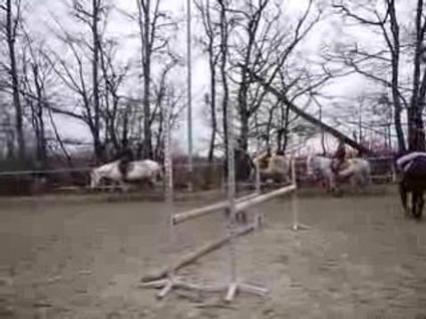 Manon et Edelves cours de saut