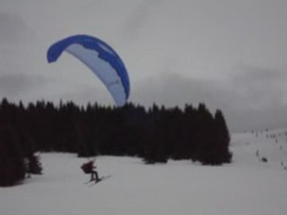 Vol a ski de Saint Gervais2