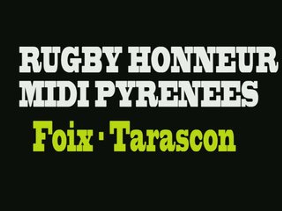Vidéo - RUGBY honneur midi pyrénées FOIX-TARASCON - Vidéo Dailymotion