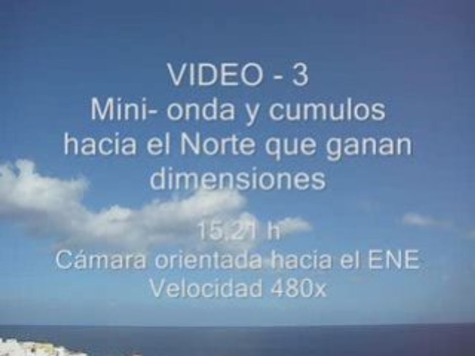 4-2-09: Formación de Ondas de montaña en el Este de la Palma