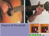 Apprendre la guitare sur Imagine de John Lennon