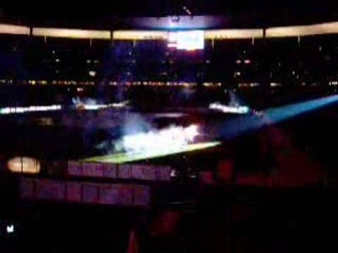 Feu d'artifice Stade Français - USAP (Début)