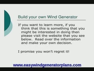 Plans to go Green with Wind Power.