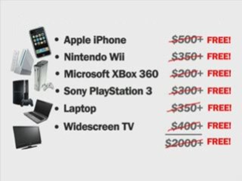 How To Get Every Electronic Gadget You've ever Wanted Free!