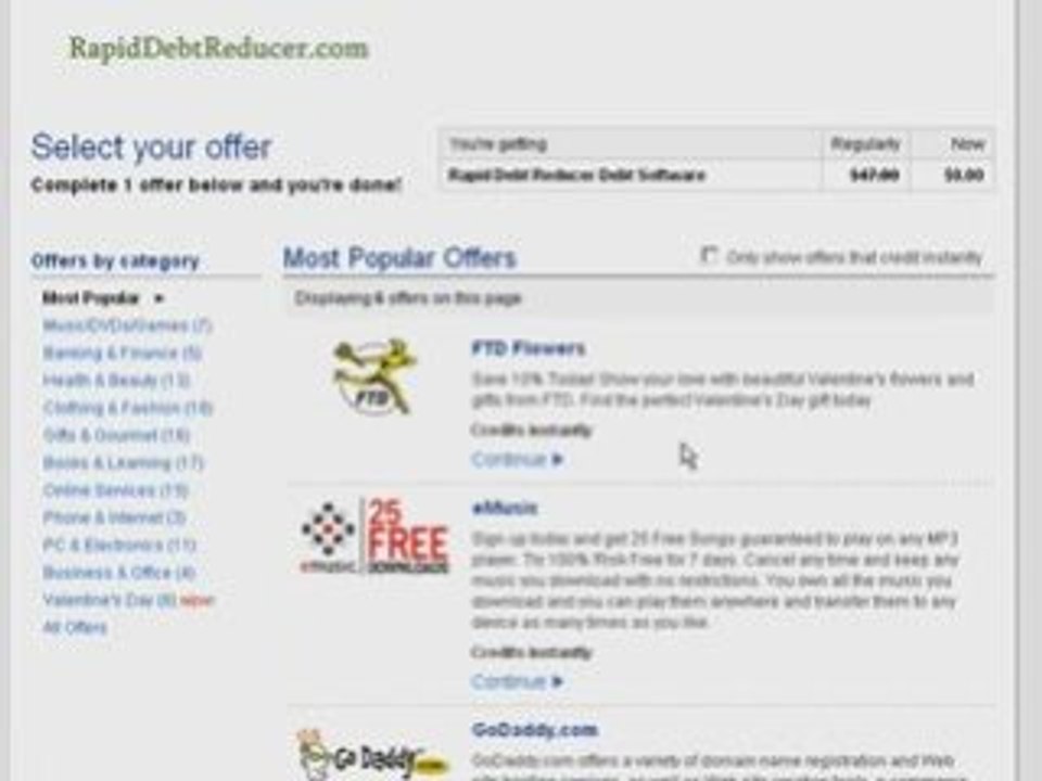 Download Rapid Debt Reducer Free - Eliminate Debt Software