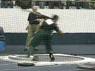 Joanel Lopez's Shot Put at Penn State National (Slow Motion)