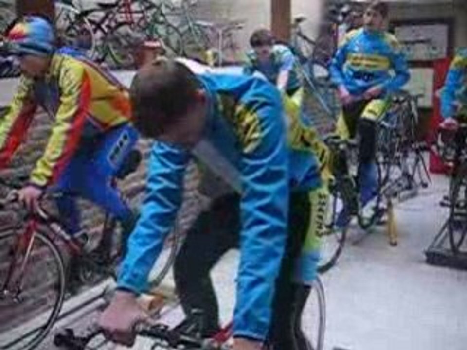 1er entrainement sur rouleaux