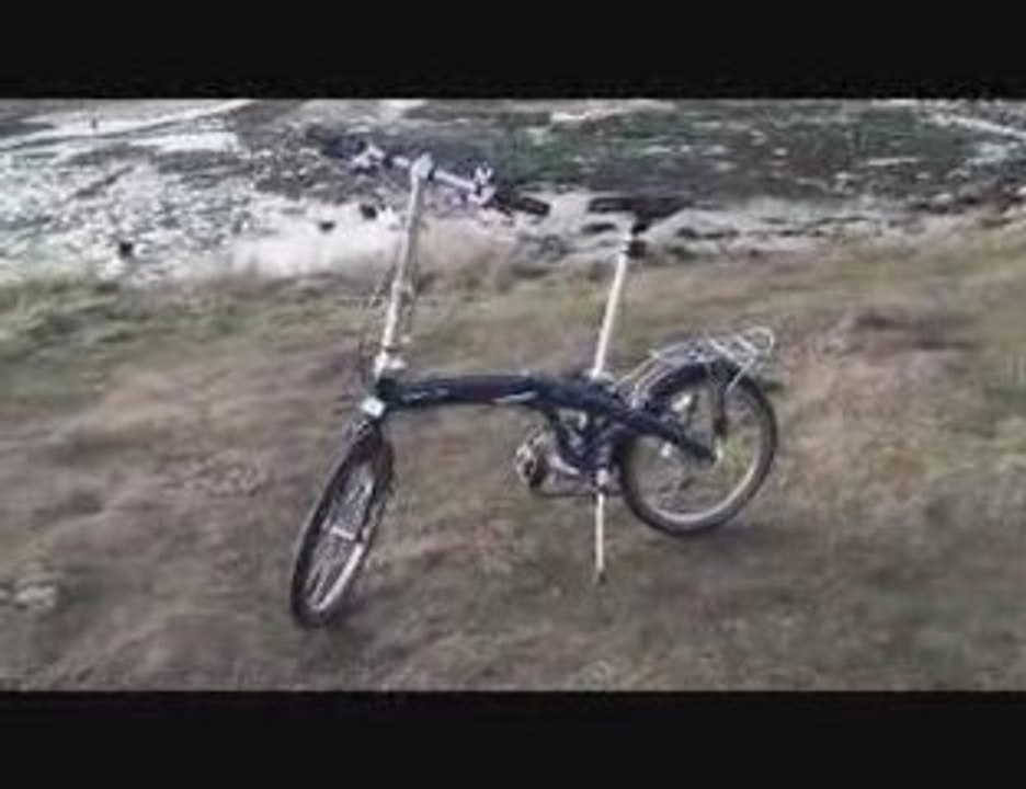 Balade en vélo pliant Dahon Mu P8 à la Pointe aux Oies - 62