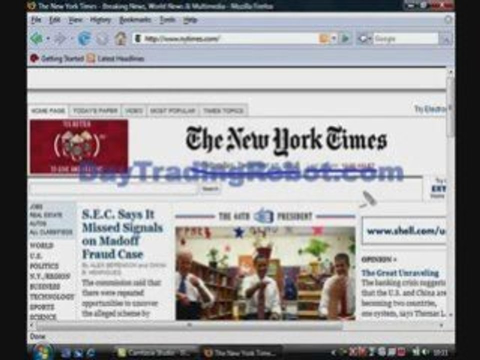 Stock Market Day Trading Robot