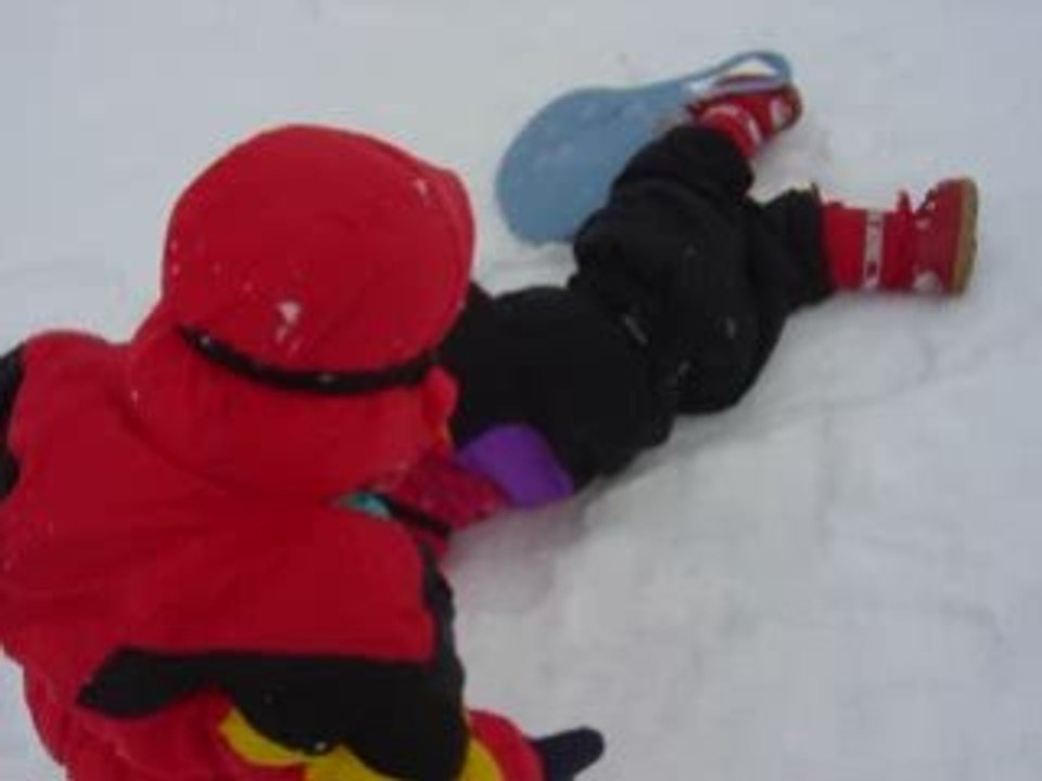 Premières déescentes en luge