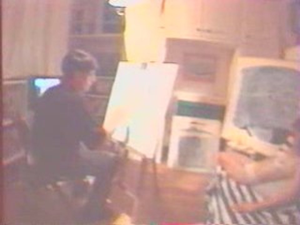 Dans l'atelier de Bernard Gick, peintre
