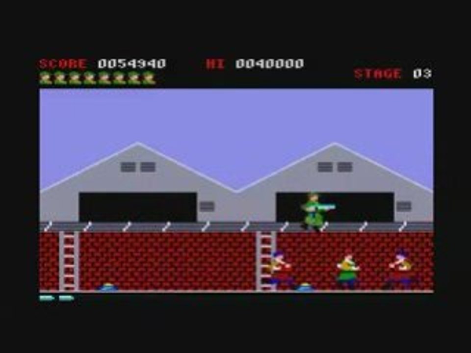 Green Beret - Amstrad Cpc 6128 (partie complète)