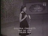 Eurovision 1964 Italy(Winner) Gigliola Cinquetti
