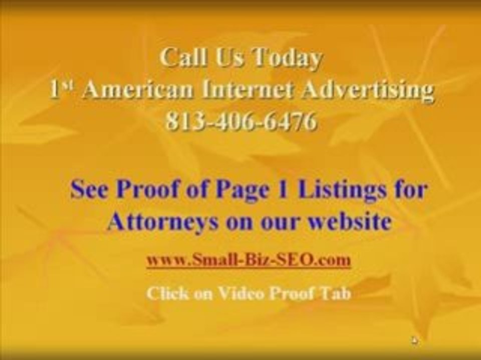 Personal Injury, Auto and Car Accident Attorney Tampa