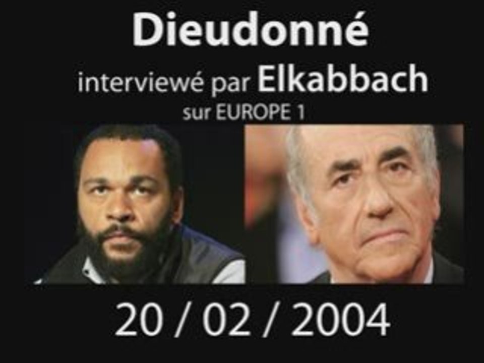 Dieudo interviewé par Elkabbach