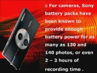 Never Run Out With A Sony Battery Pack