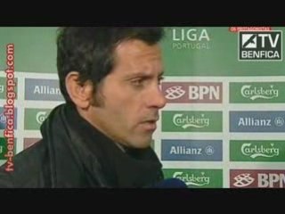 Benfica 2-1 V.Guimarães (Carlsberg Cup 2008-2009) Reacções