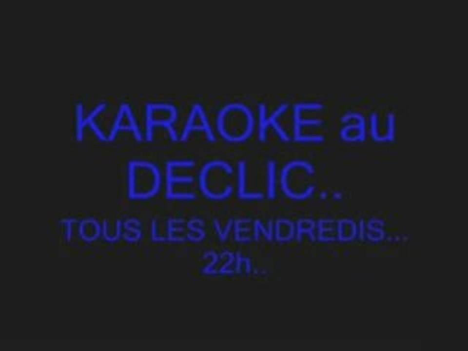 Karaoke au bar gay Le Declic à Geneve..