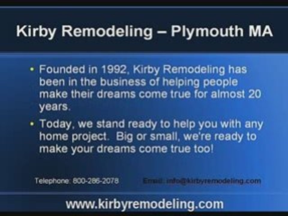 Home Remodeling Builder Construction Plymouth MA