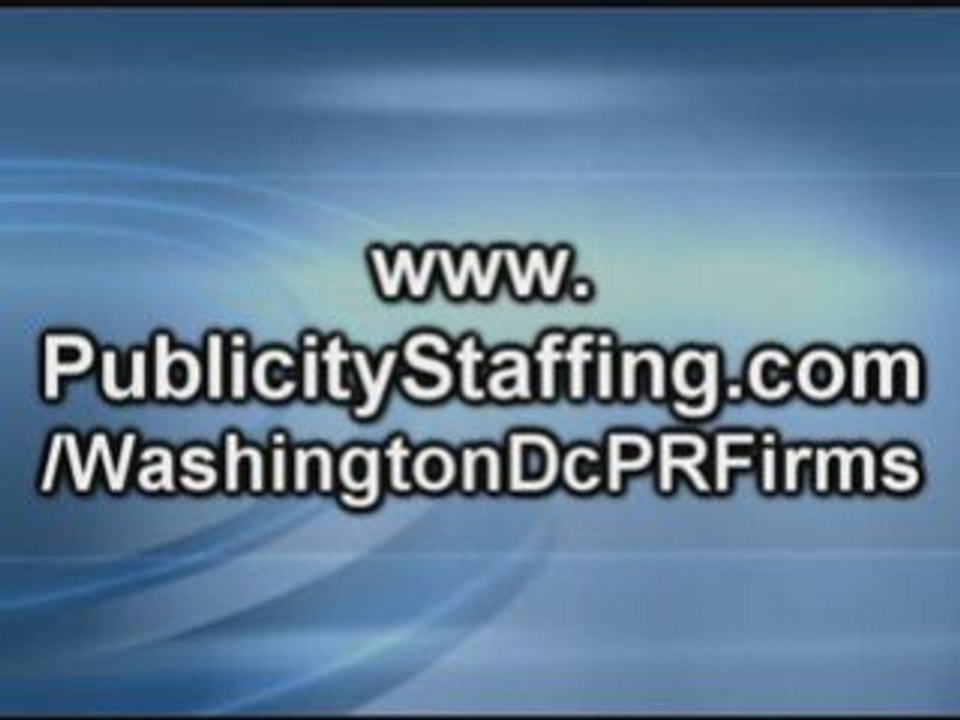 Washington DC PR Firms - Washington DC Publicity