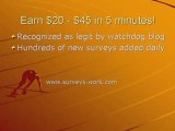 Earn money doing surveys  get paid to fill out surveys