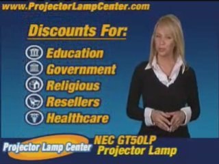 NEC GT50LP Projector Lamp