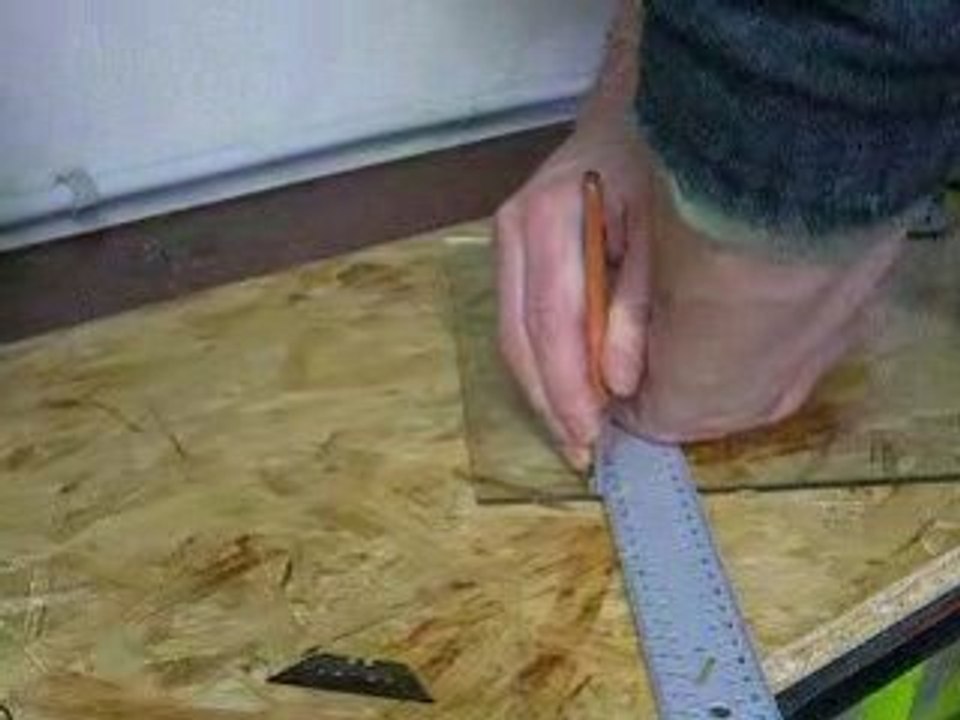 Découpe plaque de verre