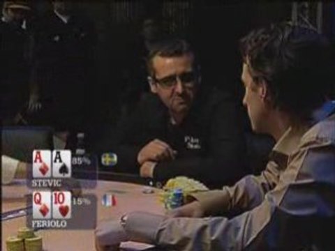 Poker EPT 1 Monte Carlo Stevic_doubles_up_vs_Feriolo