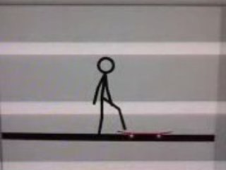 Skater stickman