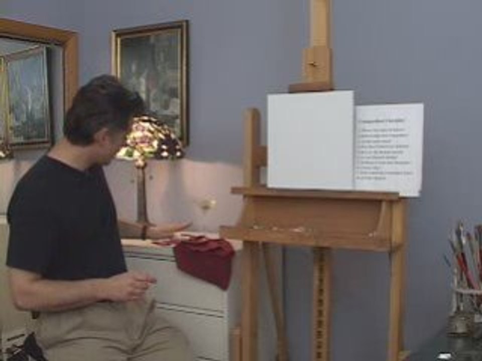 OIL PAINTING INSTRUCTIONAL VIDEO DEMONSTRATION BY HALL ...