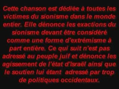 Clip antisioniste !!! faites tourner !