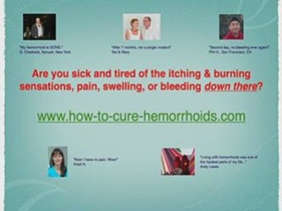 How to Cure Hemorrhoids Quickly