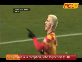 résumé du match Lens - Nîmes 22e journée