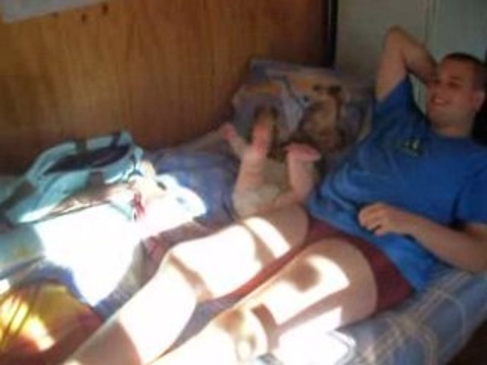 Maëlys et papa