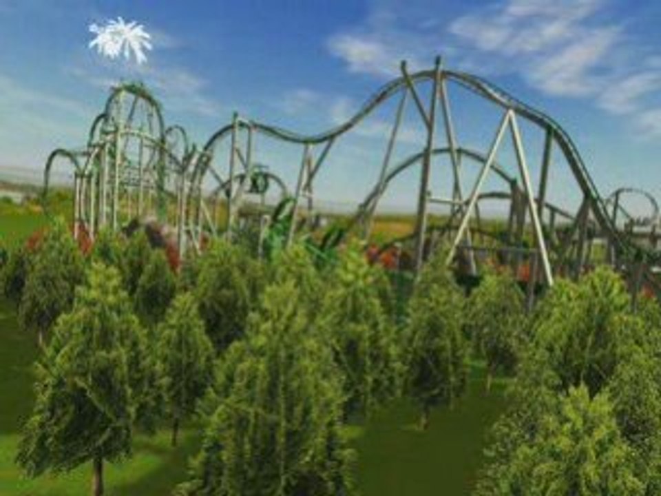 RCT3:Hybrid coaster--Green Project