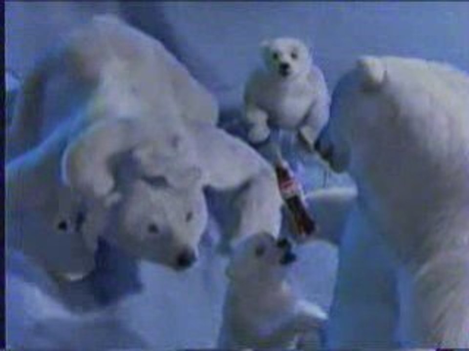 Pub Coca Cola - Glissade des ours