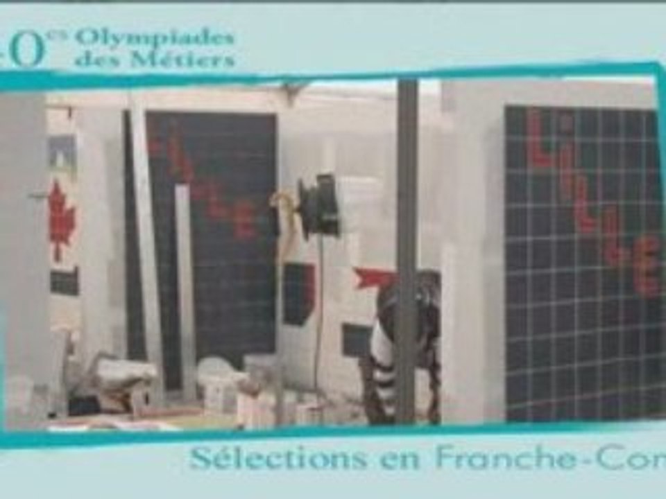 Olympiades des metiers Lille  -  Franche-Comté...