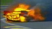 Takahashi has a big fire in Le Mans 1989