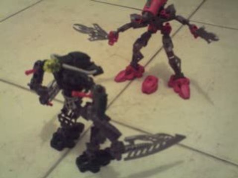 BIONICLE Kongu vs RAHKSHI