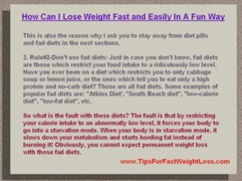 How Can I Lose Weight Fast and Quick In A Fun Way.avi