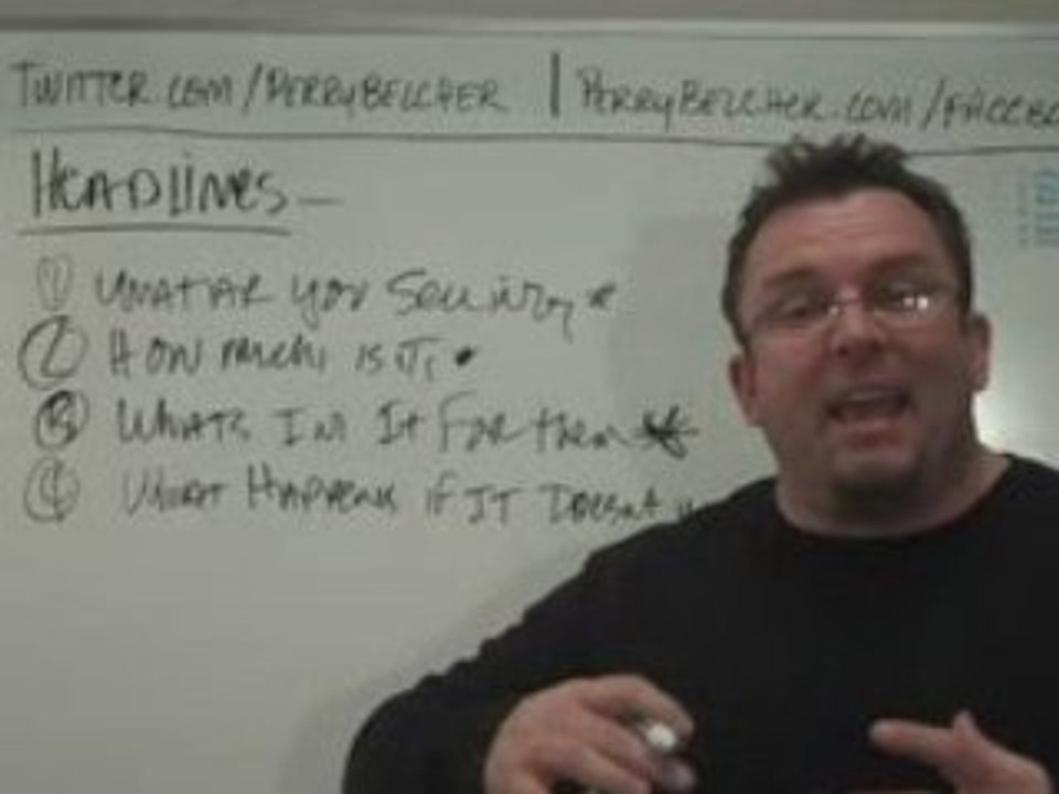 How to write killer headlines: Perry Belcher