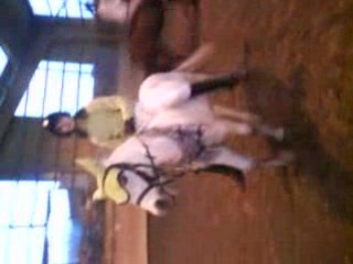 Ma Boudinette au galop a faut sur la Trottinette verte . ^_^